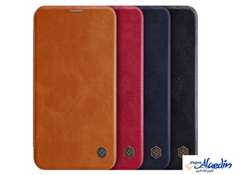 کیف چرمی نیلکین آیفون Nillkin Qin Leather Case iPhone 12 Pro Max