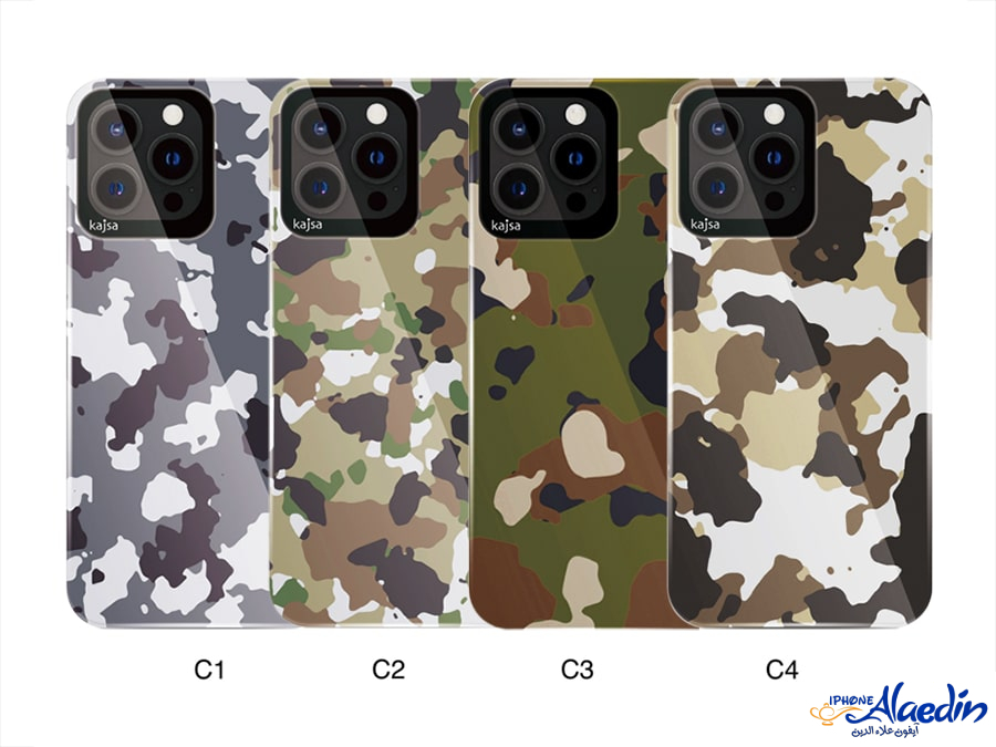 قاب ارتشی آیفون 13 پرو کجسا Kajsa iPhone 13 Pro Trans Shild Camo Pattern Case