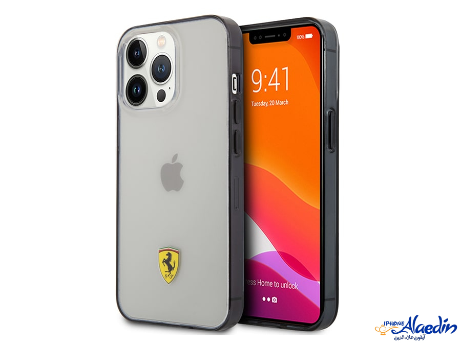 قاب شیشه ای آیفون 13 پرو مکس طرح فراری CG Mobile iphone 13 Pro Max Ferrari Hard Case