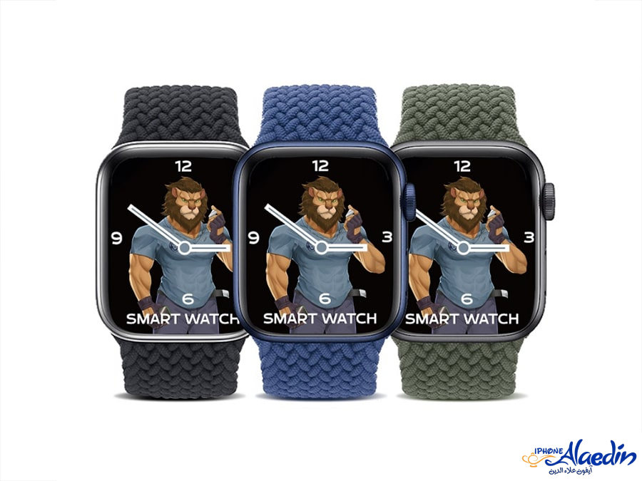 بند پارچه ای اپل‌ واچ 38 و 40 میلی‌ متر گرین Green Apple Watch 38/40mm Braided Solo Loop Strap