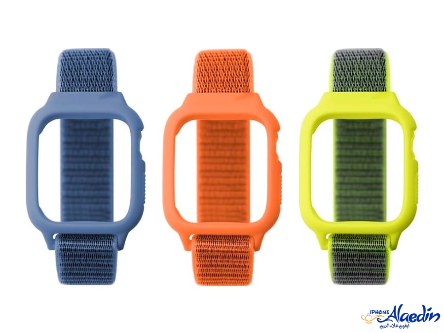 بند سیلیکونی اپل واچ سری 3/4/5 سایز 38/40 میلی متر پورودو Porodo iGuard Apple Watch 3/4/5 38/40mm Strap + ShockProof Case