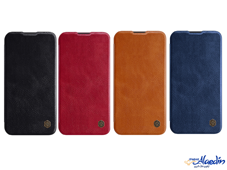 کیف آیفون 14 نیلکین Nillkin Apple iPhone 14/13 Qin Pro Leather Case