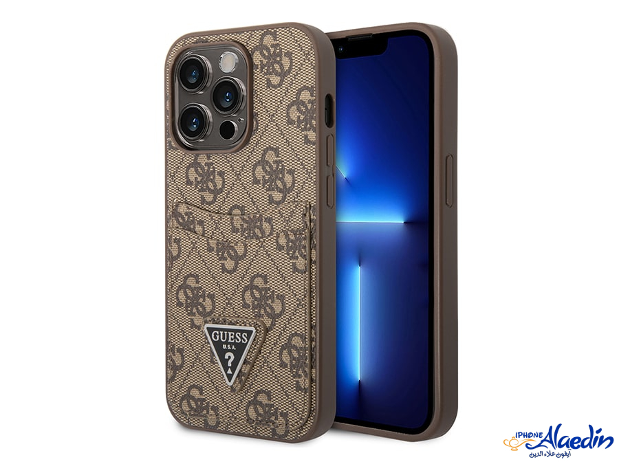 قاب چرمی جاکارتی دار آیفون 14 پرو CG Mobile iphone 14 Pro Guess Leather Case