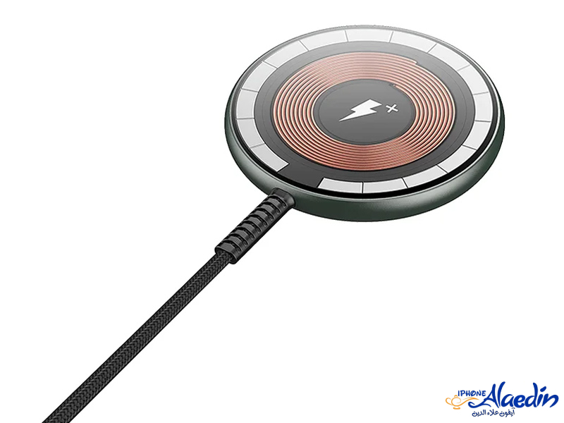 شارژر بی سیم مگنتی 15 وات ویوو Wiwu Transparent Magnetic Wireless Charger M14
