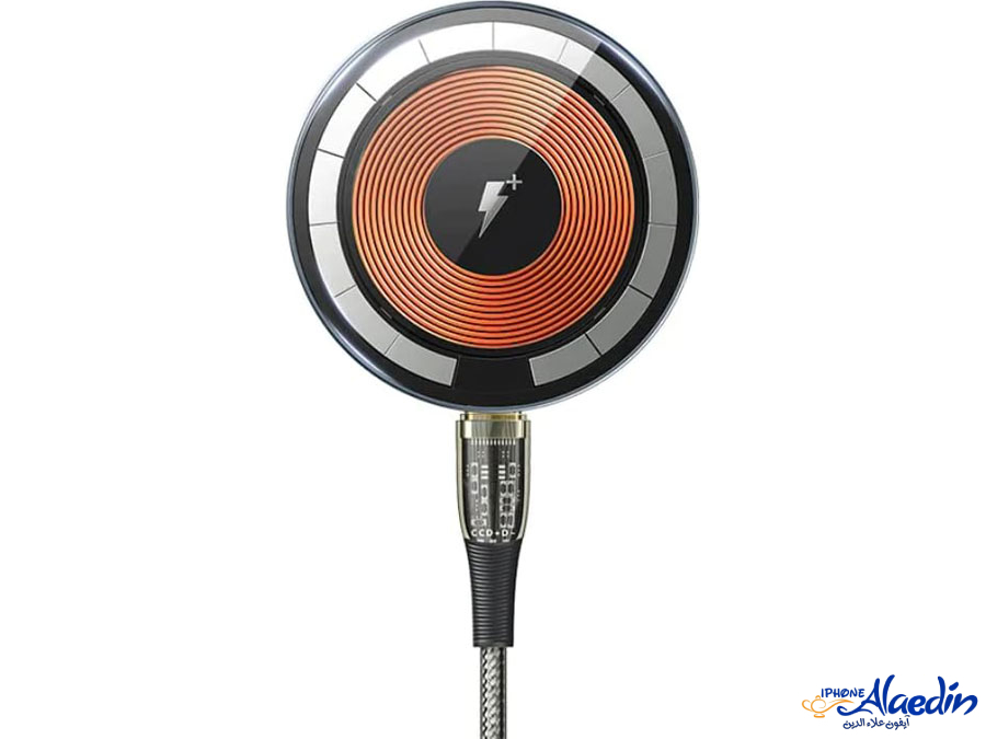 شارژر بی سیم مگنتی 15 وات رسی Recci RCW-23CC MARS Transparent Magnetic suction Wireless Charger