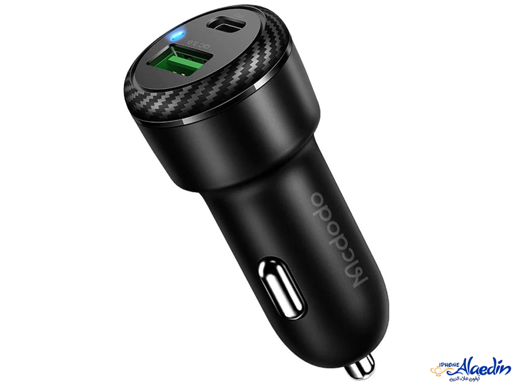 شارژر فندکی فست شارژ ماشین تایپ سی 38 وات مک دودو CC-597