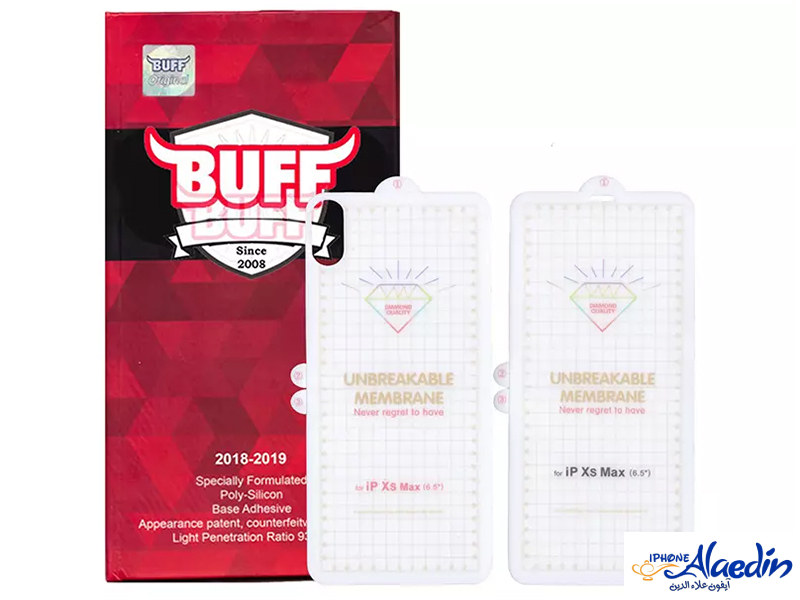 گلس جلو و پشت گوشی آیفون ایکس مکس بوف buff Hydrogel front and back screen protector iPhone XS Max