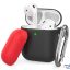 کاور سیلیکونی دو درب قلاب دار ایرپاد 1 و 2 آها استیل AHAStyle PT46 Case Airpods 1/2
