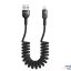 کابل شارژ و انتقال داده لایتنینگ تلفنی مک دودو Mcdodo  CA-641 Data Coiled Cable Lightning 1.8M