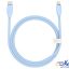 کابل تایپ‌سی به لایتنینگ شارژ سریع و انتقال دیتا بیسوس Baseus CAGD020103 Jelly Liquid Silica Gel Type-C to iP Fast Charging Data Cable 20W 2m