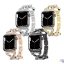 بند فلزی نگین دار اپل واچ 42 و 44 و 45 میلی متر گرین Green Apple Watch 42/44/45mm Bello Jeweled Metal Band