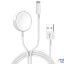 کابل شارژ لایتنینگ و شارژر بی سیم مگنتی اپل واچ سری 4/3/2/1 کوتتسی Coteetci Watch Magnetic Cable+Lightning Data Cable 26002