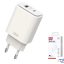 شارژر دیواری فست تایپ سی و یو اس بی 20 وات ایکس او XO L90A PD20W+QC18W Fast Charger