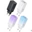 شارژر دیواری فست یو اس بی و تایپ سی 65 وات یوسامز USAMS US-CC180 ACC Three Ports GaN Charger EU Plug